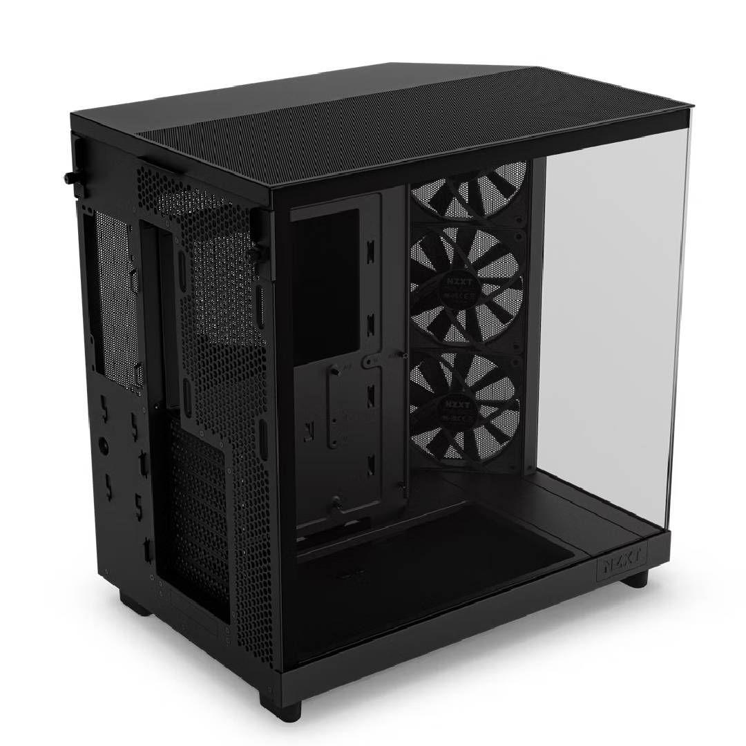Gabinete NZXT H6 Flow ATX Dual-Chamber Case Negro-3