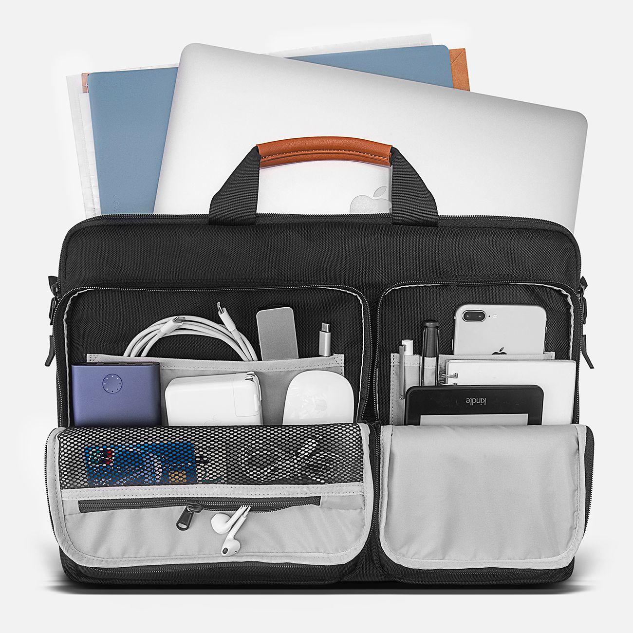 Tomtoc Bolso Hombro A42 Notebook/macbook 17.3 Negro A42-F01D-2