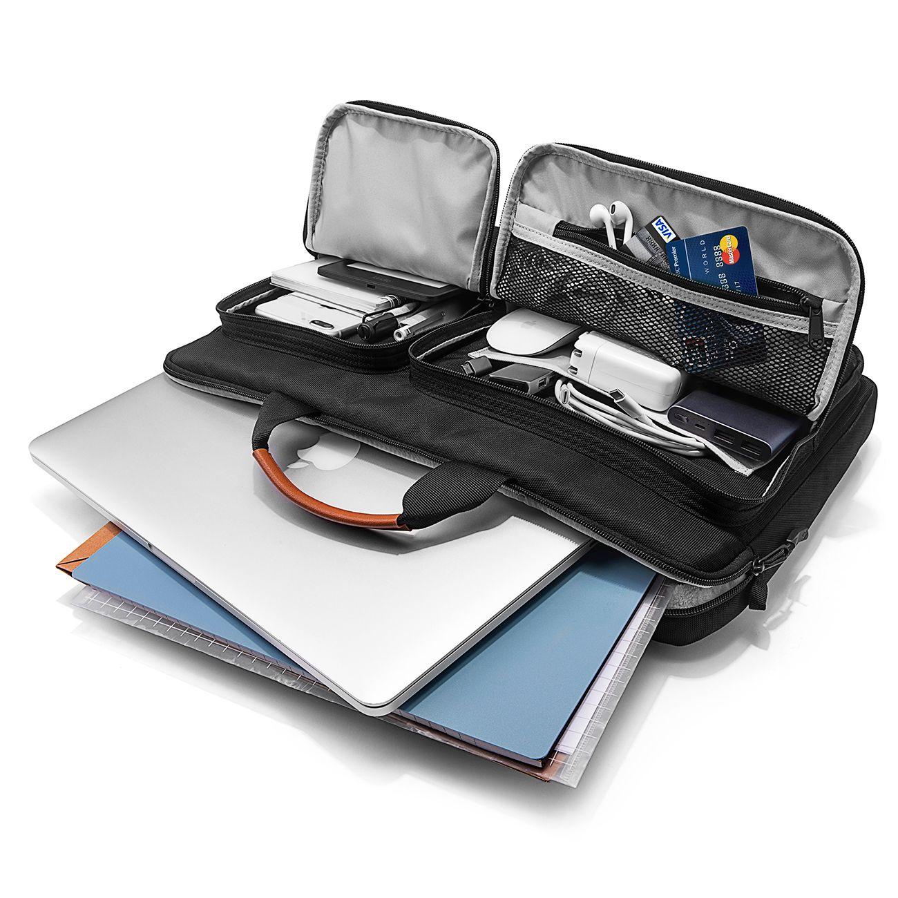 Tomtoc Bolso Hombro A42 Notebook/macbook 17.3 Negro A42-F01D-3