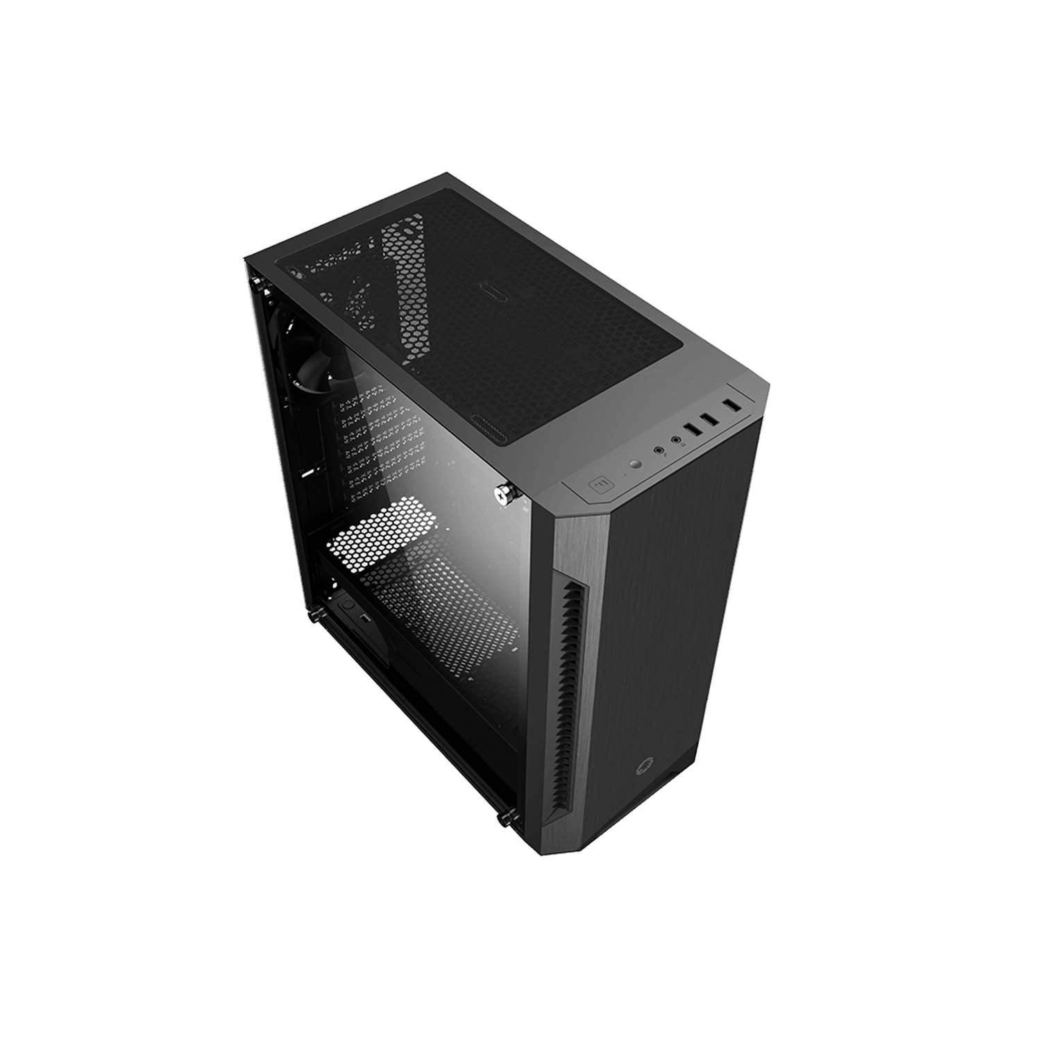 Gabinete Gamer Gamemax Gaming Fortress TG ATX-2
