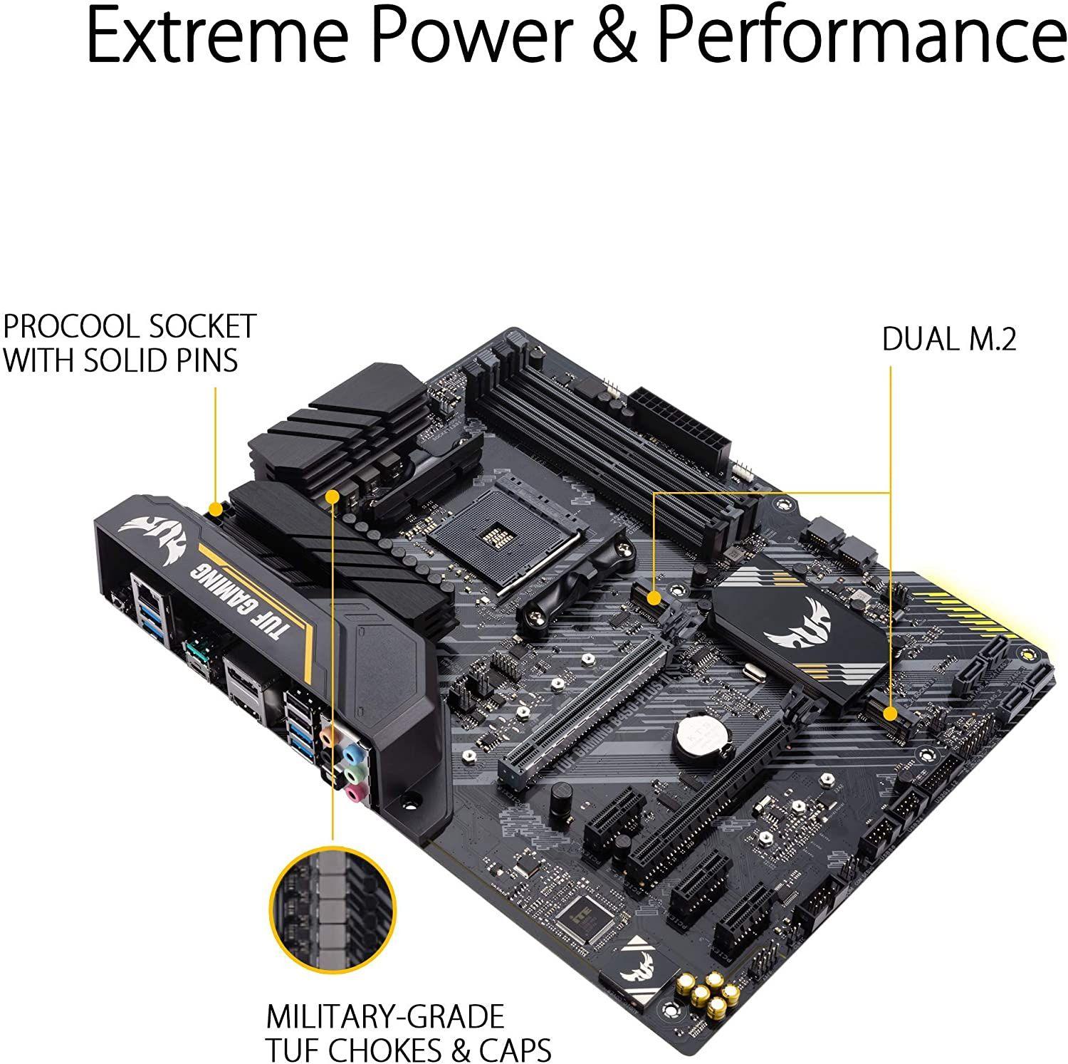 Placa Madre ASUS TUF B450 PLUS II AMD AM4-4