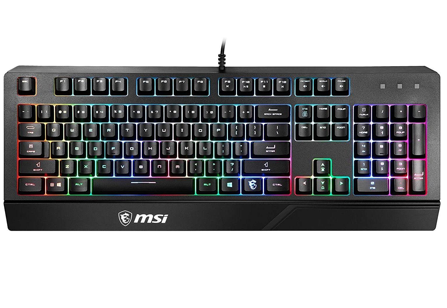 Teclado Gamer MSI Vigor GK20 RGB USB NEGRO-0