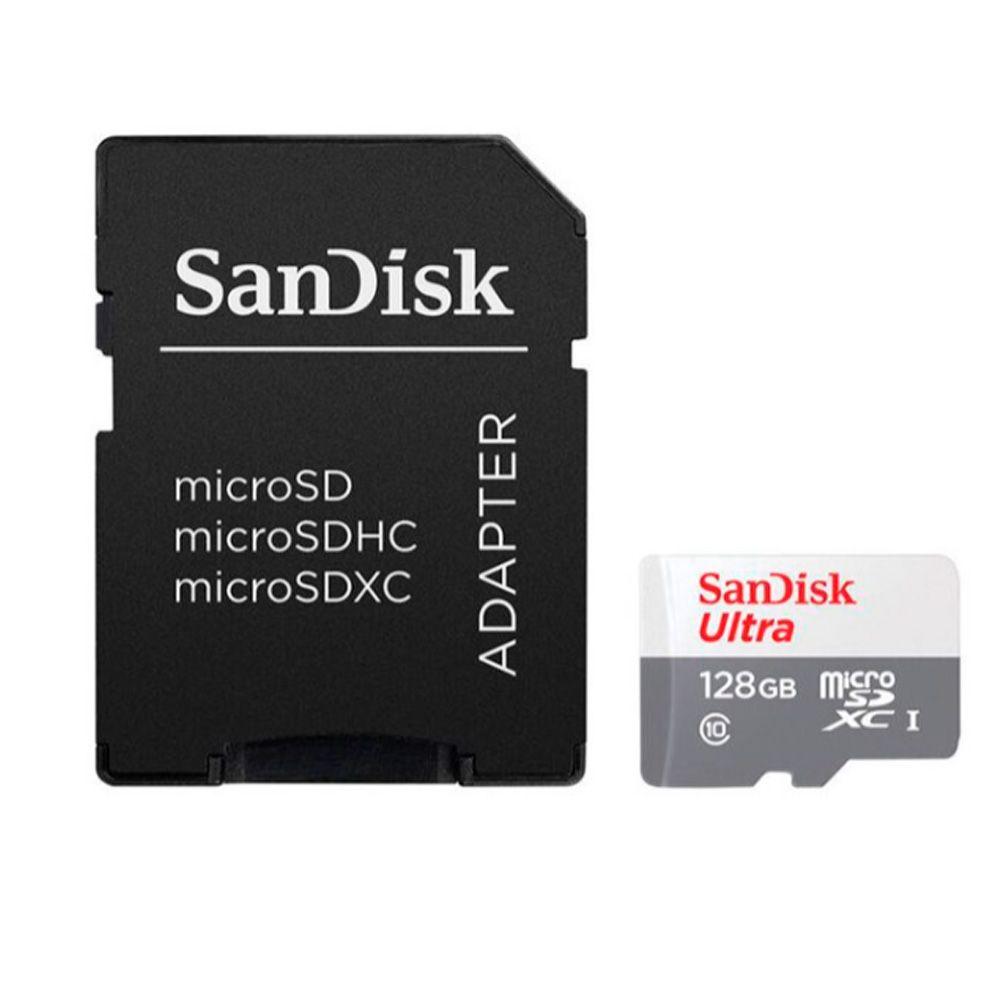 Tarjeta de Memoria Sandisk MicroSD XC Ultra 128GB Clase 10-0
