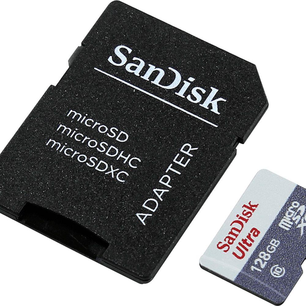 Tarjeta de Memoria Sandisk MicroSD XC Ultra 128GB Clase 10-2