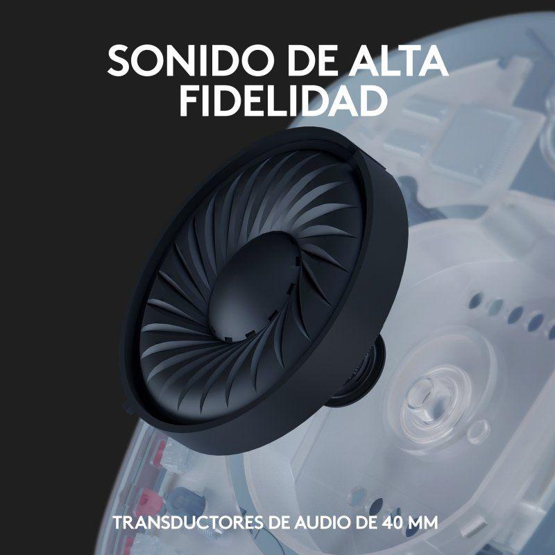 Audifonos Gamer Logitech G435 Inalámbricos Azul Bluetooth-5