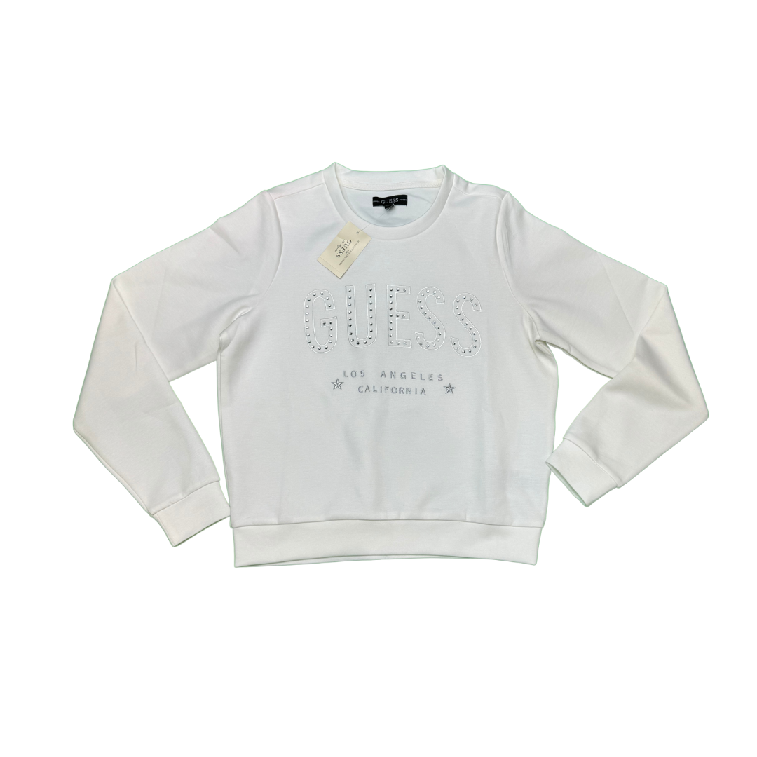 Polerón Mujer Blanco Talla S Guess-0