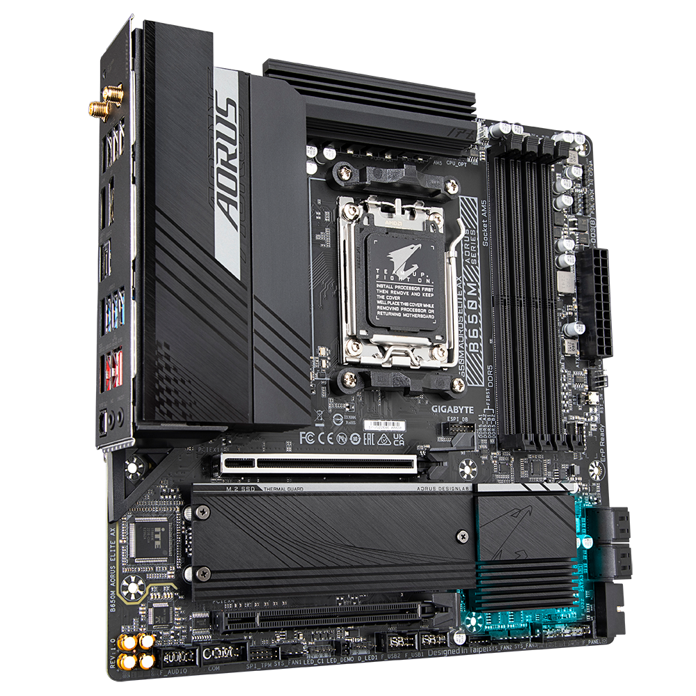 Placa Madre Gigabyte B650M Aorus Elite Ax AMD AM5 DDR5-2