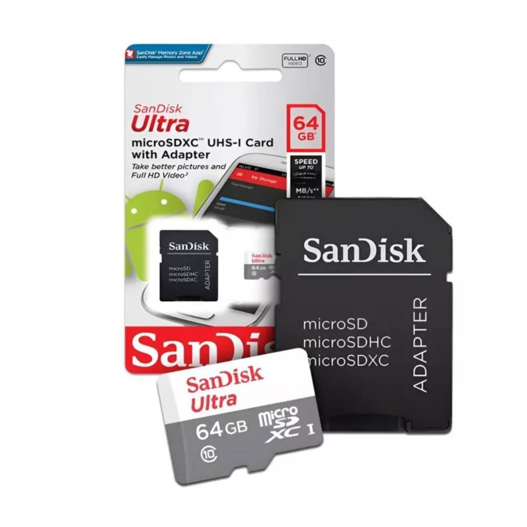 Tarjeta de Memoria microSDXC SanDisk Ultra 64 GB UHS-I-0
