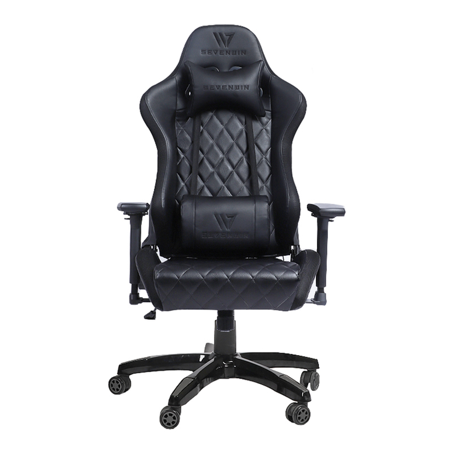 Silla Gamer Sevenwin Spectrum Black Reclinable RGB-1