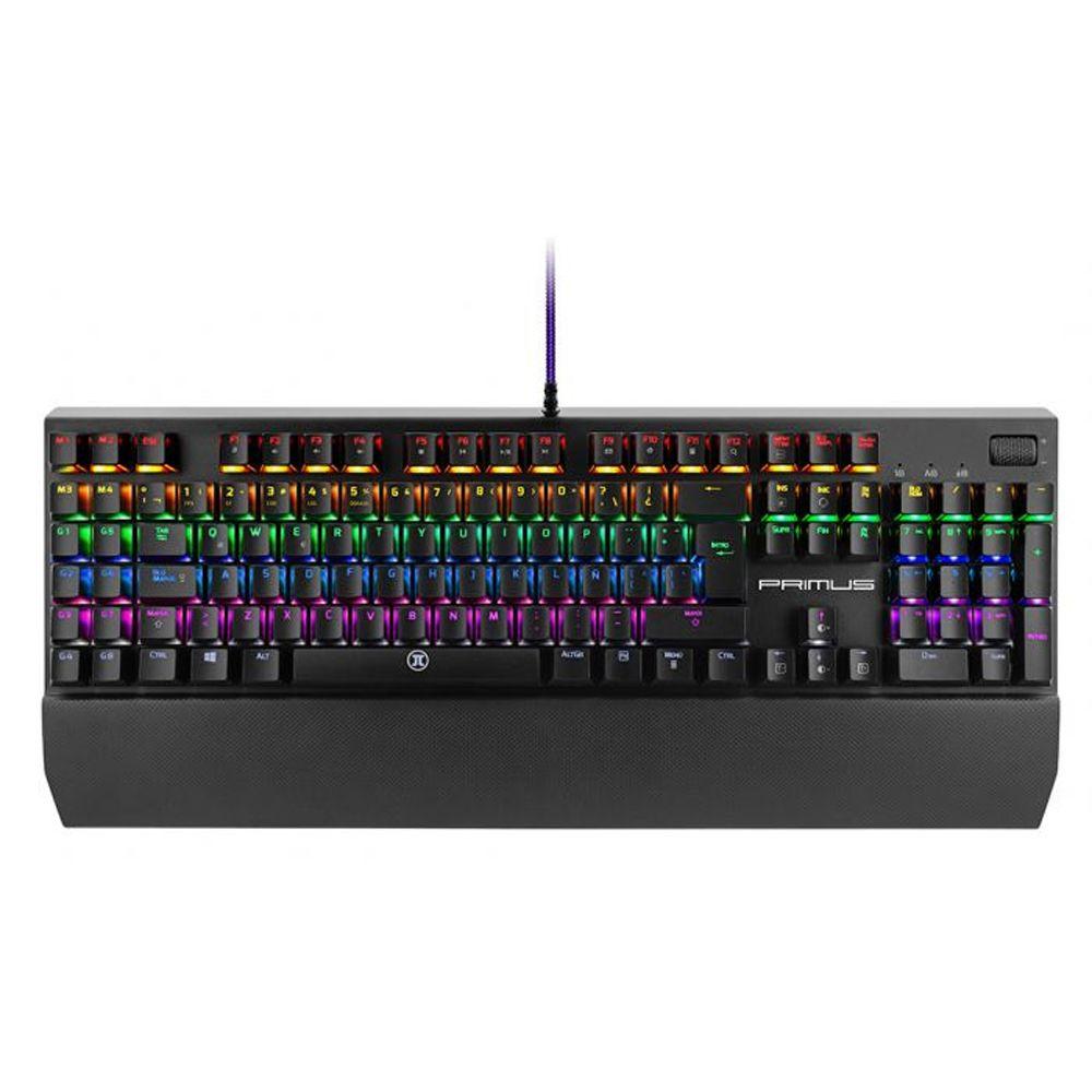 Teclado Gamer Primus Ballista 200S SW Red RGB USB Negro-0