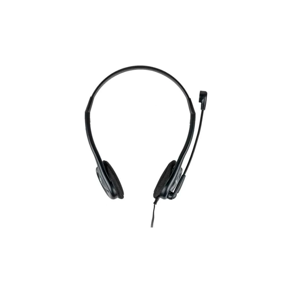 Audifonos Genius HS-200C c Micrófono Jack 3.5mm Negro-1
