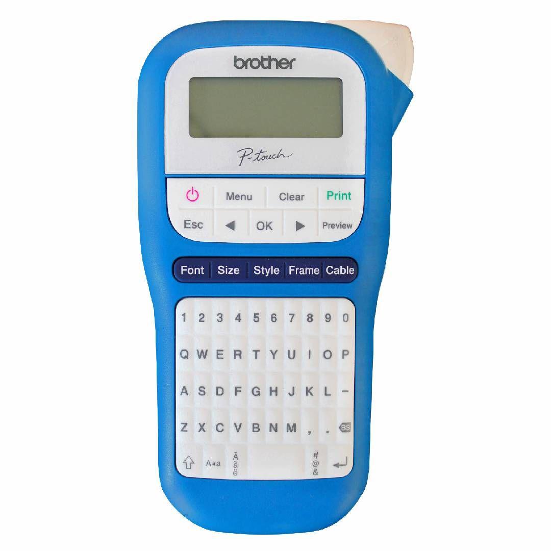 Rotuladora Brother PT-H110BW Azul-0