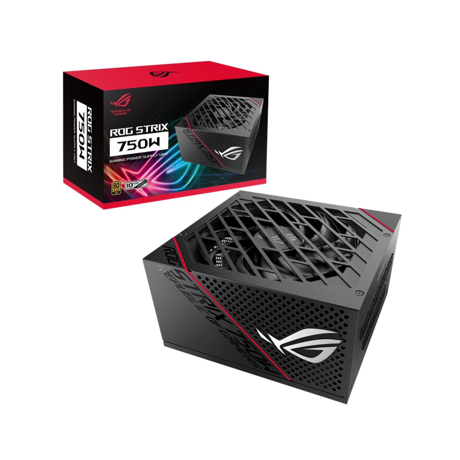 Fuente de Poder Asus ROG STRIX 750W 80+ Gold Full Modular-0