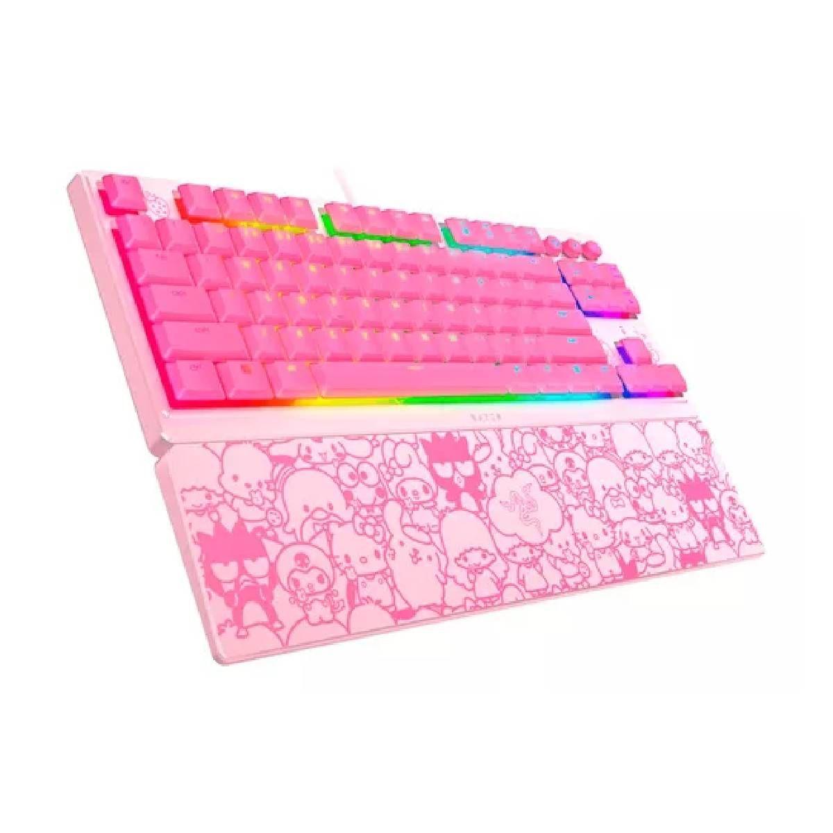 Teclado Gamer Razer ORNATA V3 TKL HELLO KITTY AND FRIEND-1
