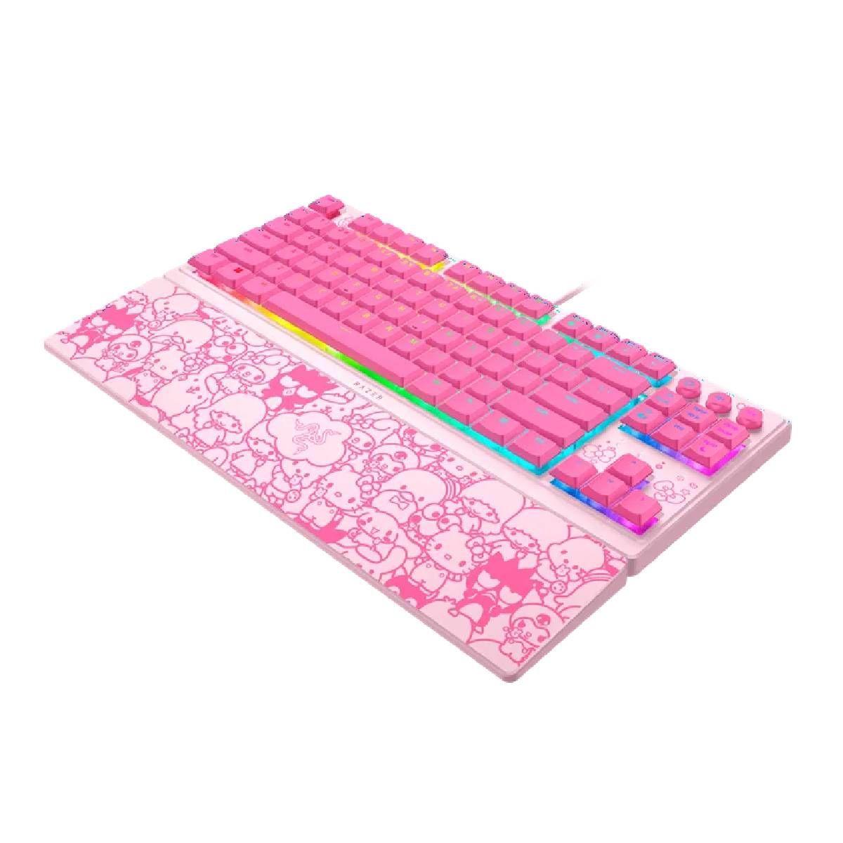 Teclado Gamer Razer ORNATA V3 TKL HELLO KITTY AND FRIEND-2