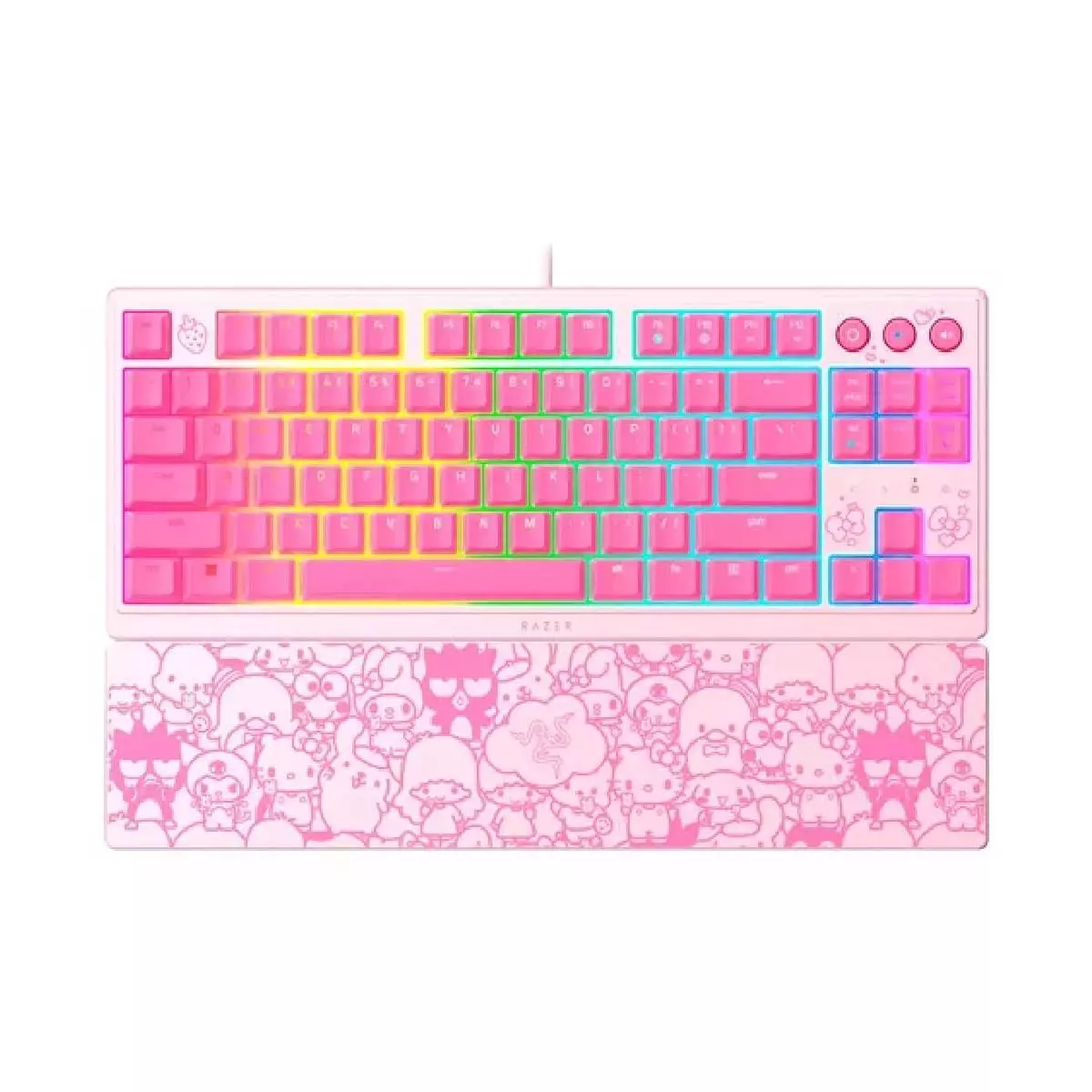 Teclado Gamer Razer ORNATA V3 TKL HELLO KITTY AND FRIEND-0
