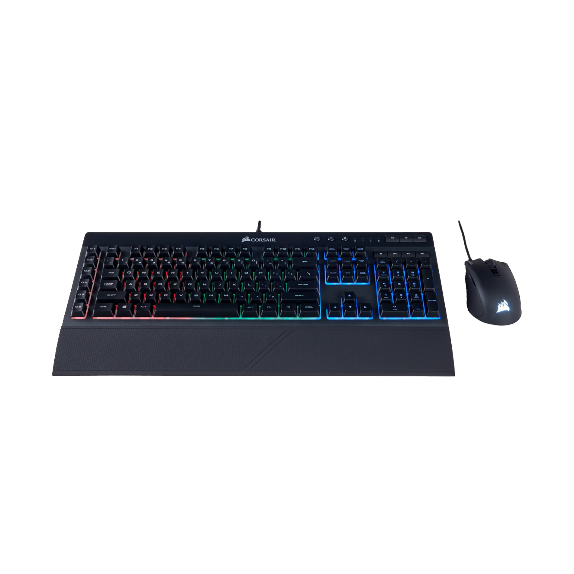 Pack Gamer CORSAIR K55 RGB PRO + HARPOON RGB PRO Profesional-2
