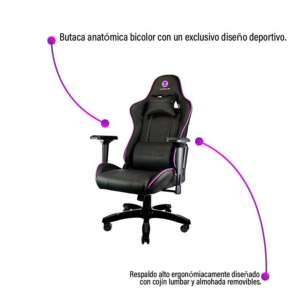 Silla Gamer Primus Thronos 200S Black EcoCuero Ed Limitada-4