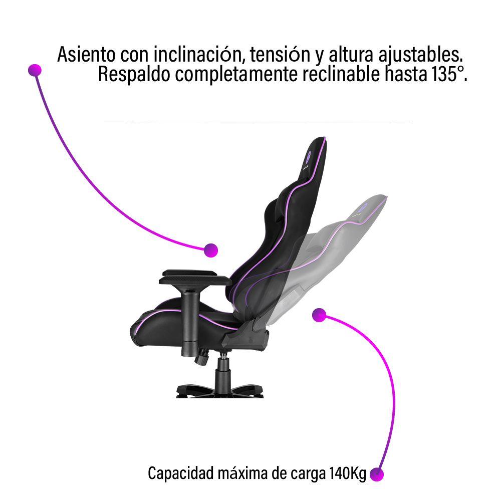 Silla Gamer Primus Thronos 200S Black EcoCuero Ed Limitada-5