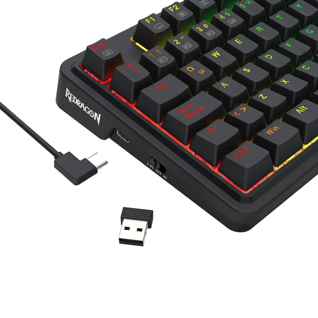 Teclado Inalambrico Redragon Ucal Pro Español-3