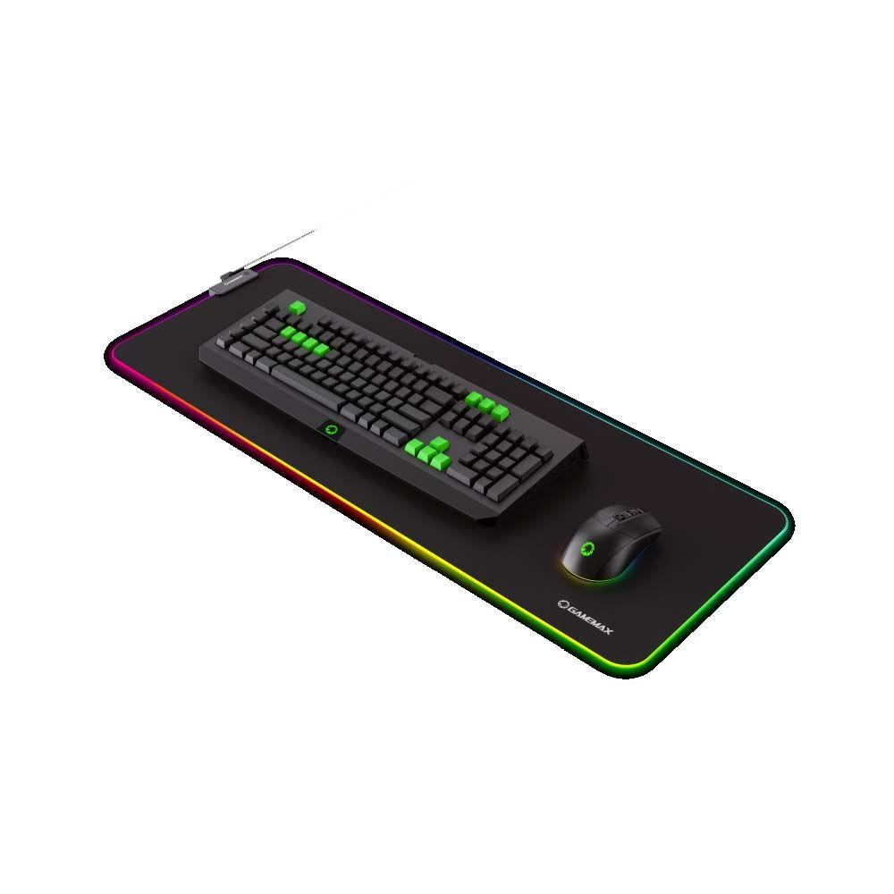 Mousepad Gamer Gamemax RGB 80x30 cm Negro GMP-003-1