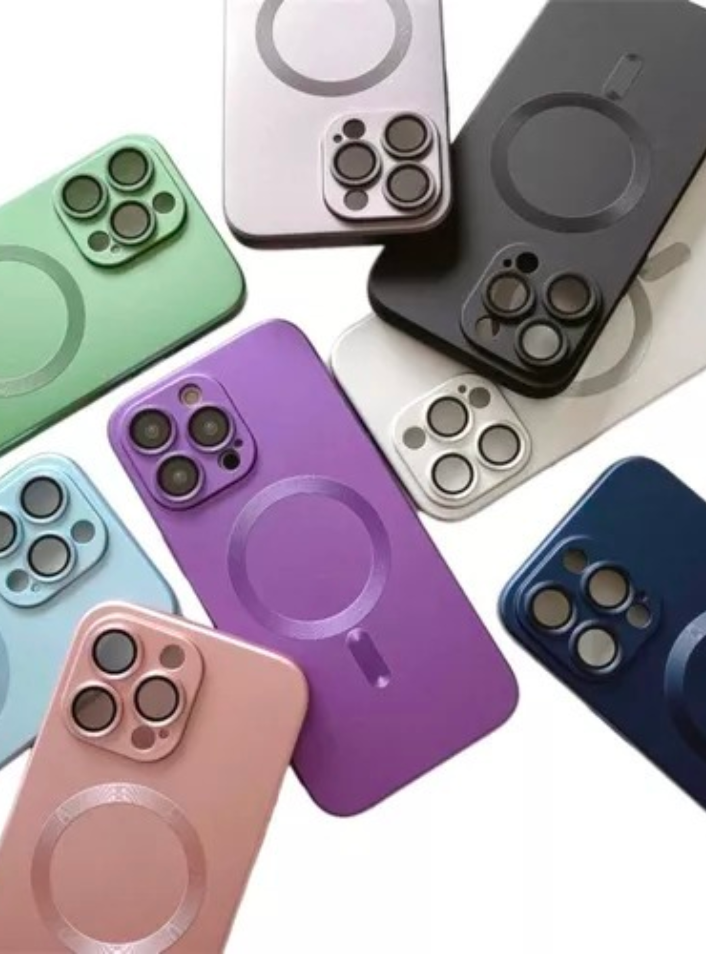 Carcasa Metalizada con Magsafe IPhone 15, 15 Pro y 15 Pro Max-1