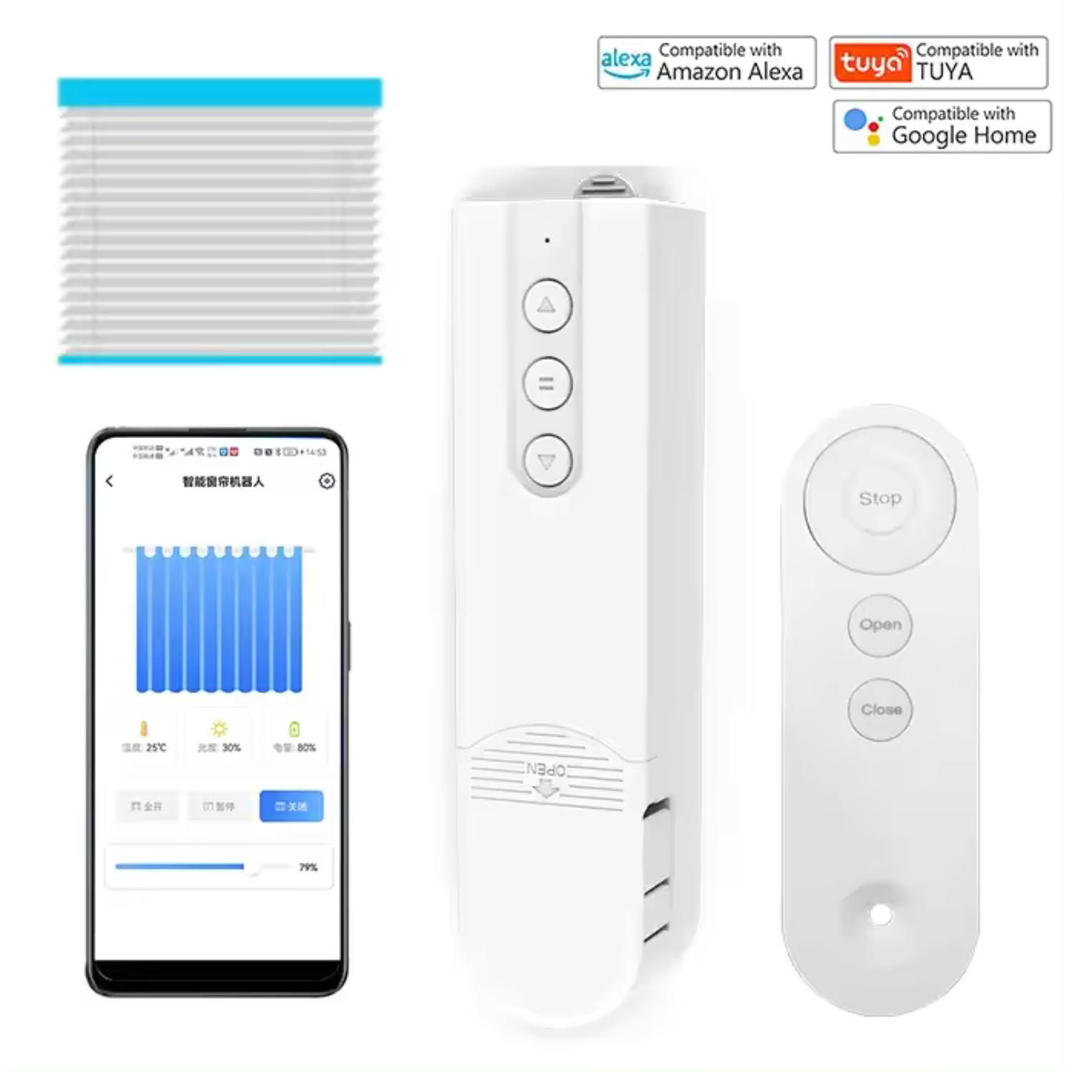 control remoto para cortinas-persianas -2