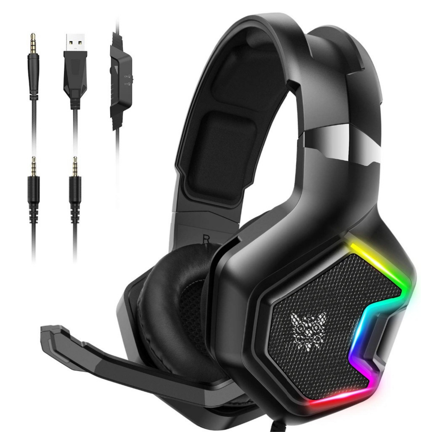 Audífono Gamer Onikuma K10 Pro Negro-3