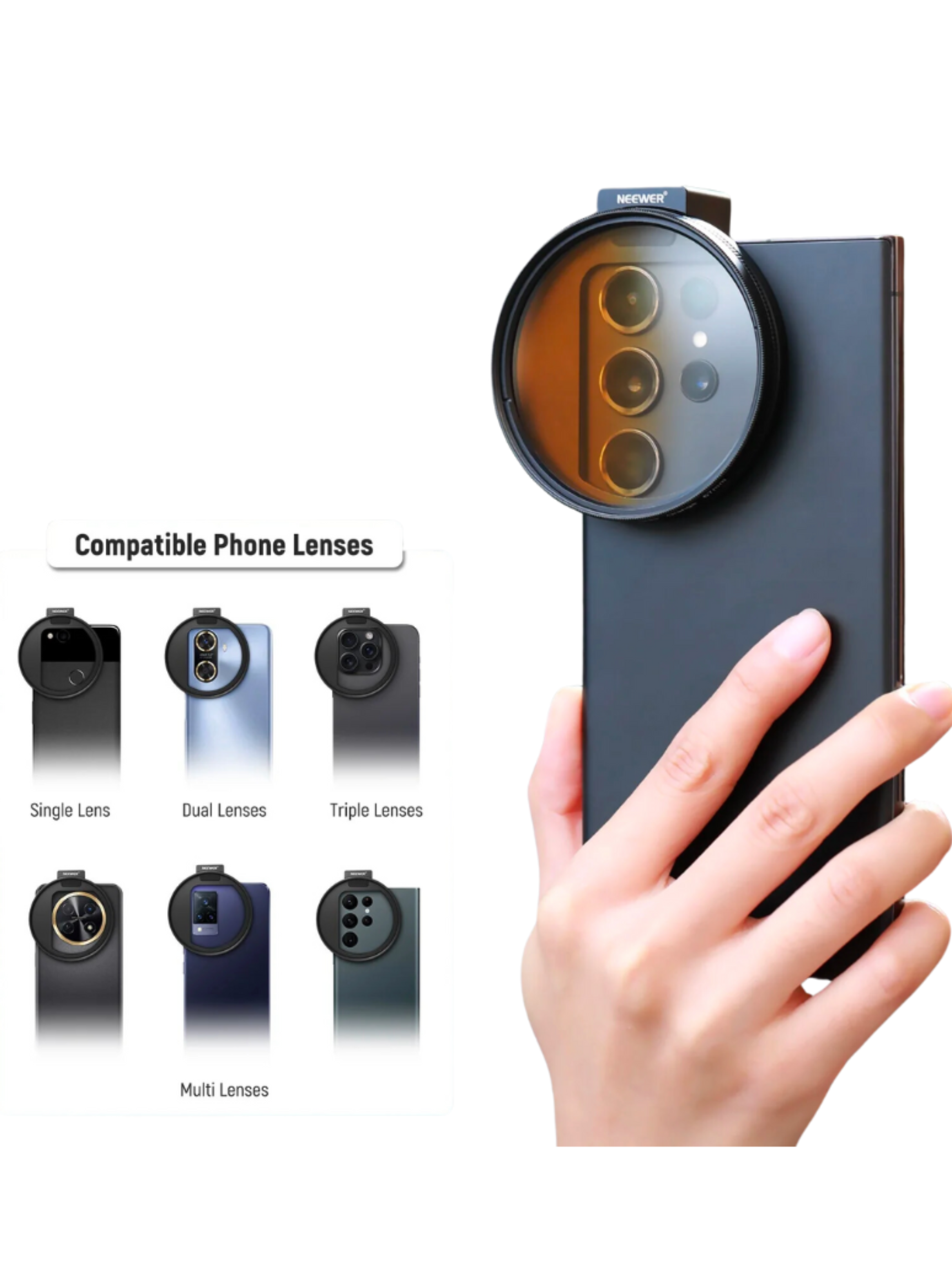 NEEWER Clip Para Telefono Filtros-2