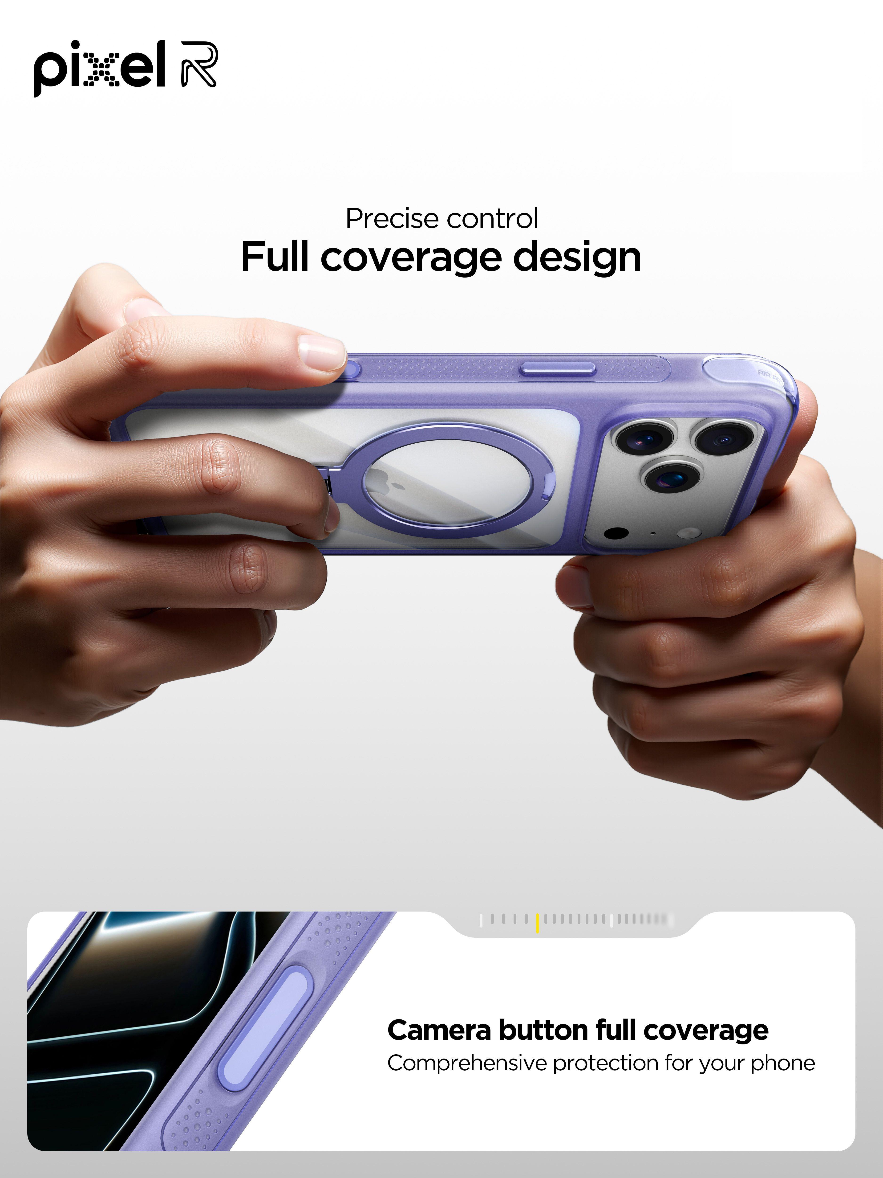 Carcasa Funda Pixel R Air Pro Airbags Iphone 17 Pro 6.3-2