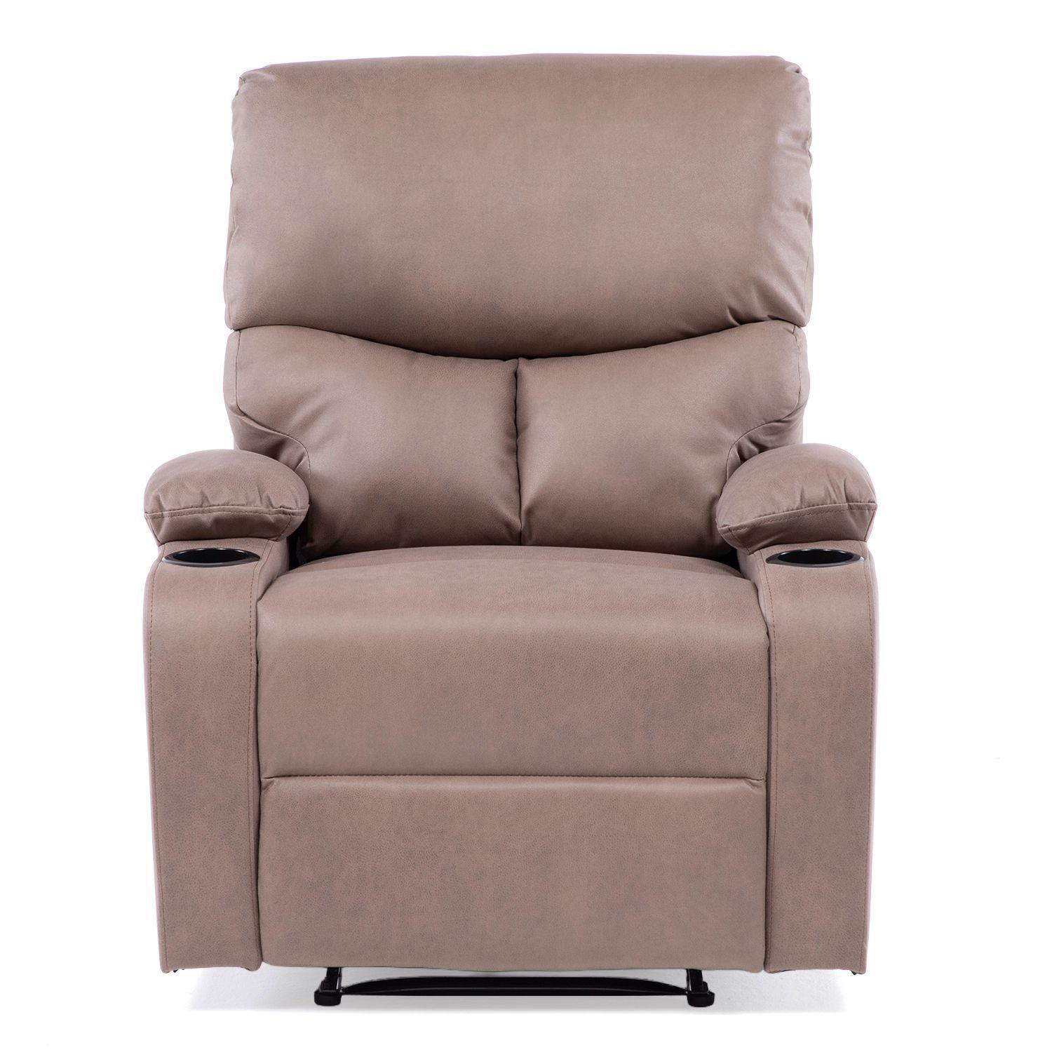 BERGERE RECLINABLE DANTE NEW BROWN CON POSAVASOS-6
