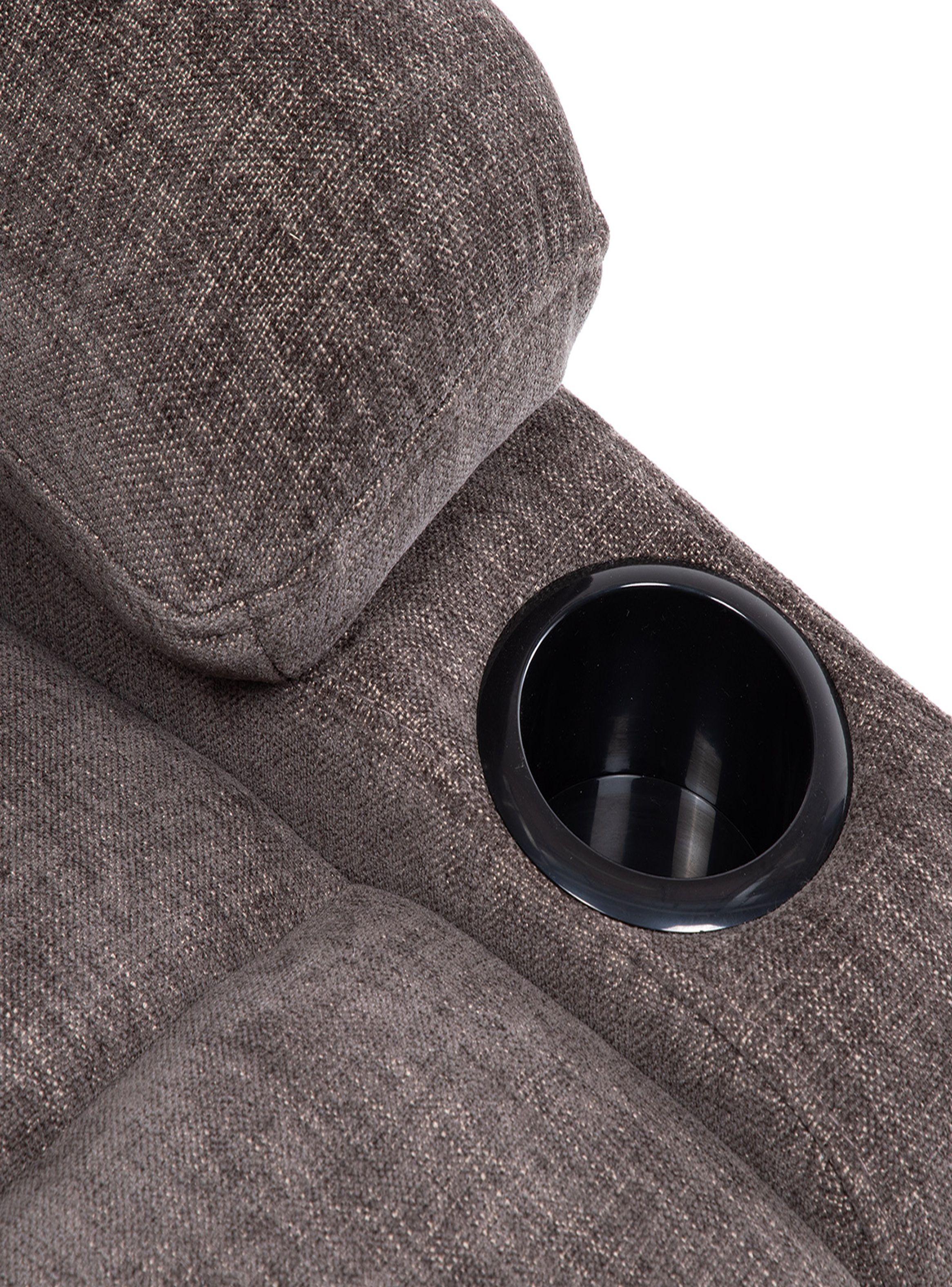 BERGER RECLINABLE CON POSAVASOS DANTE BROWN -3