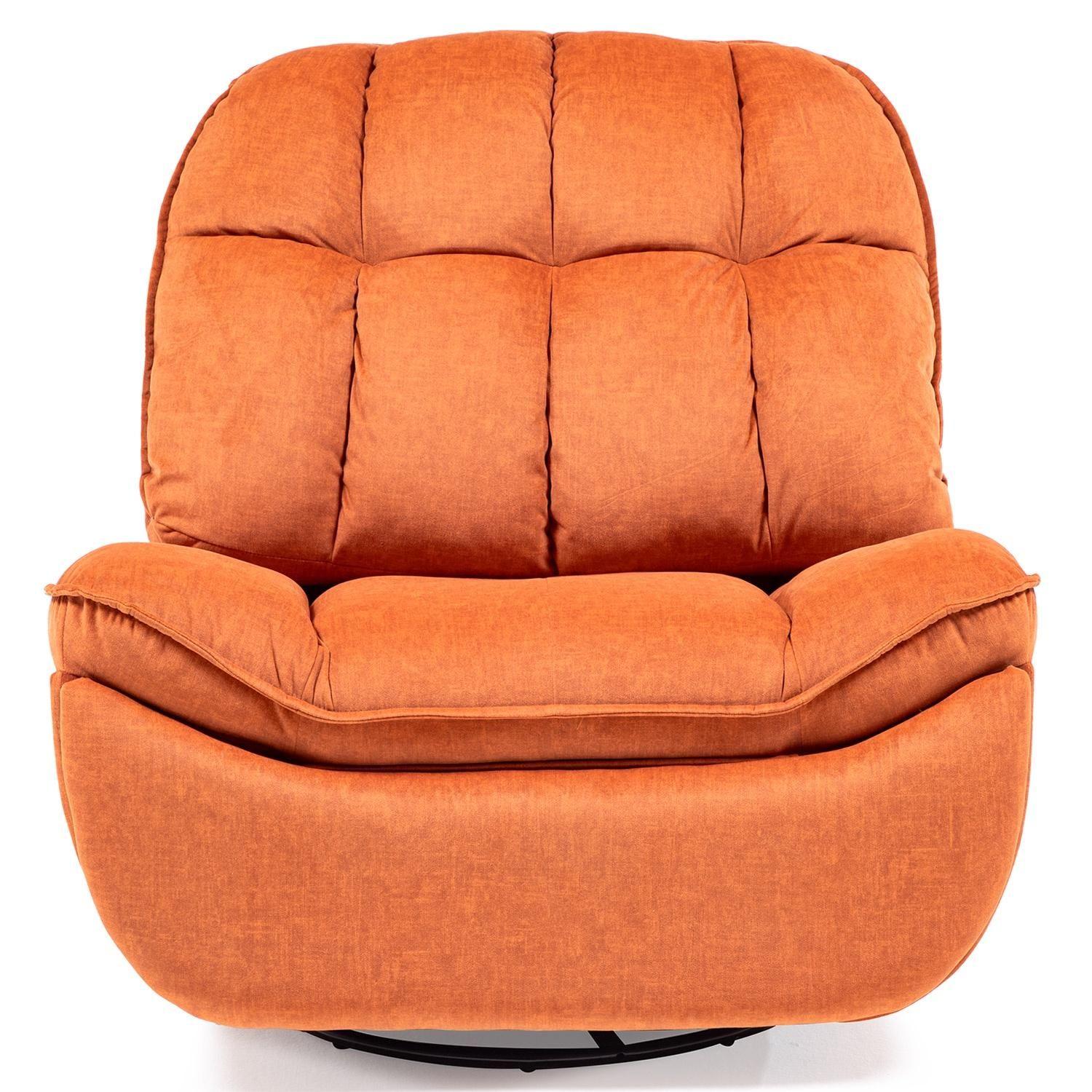 BERGER MILANIUM ORANGE: GIRATORIO, MECEDOR Y RECLINABLE-3