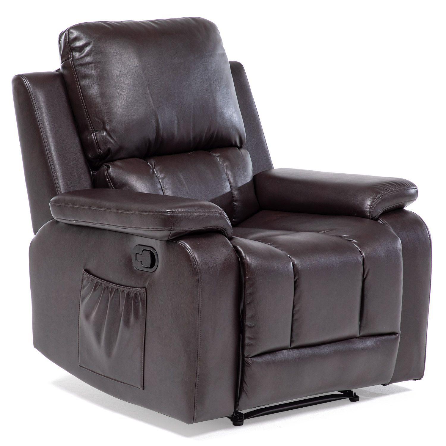 Bergere reclinable 8 puntos de vibromasaje, calefaccion y control remoto-6
