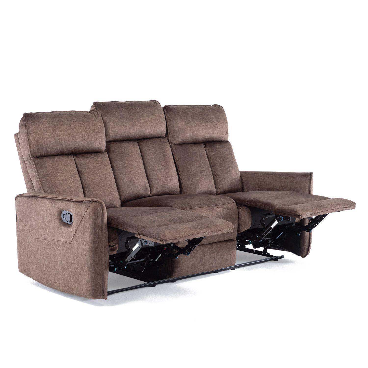 SILLON RECLINABLE COFFEE MONACO CON POSAVASOS-5