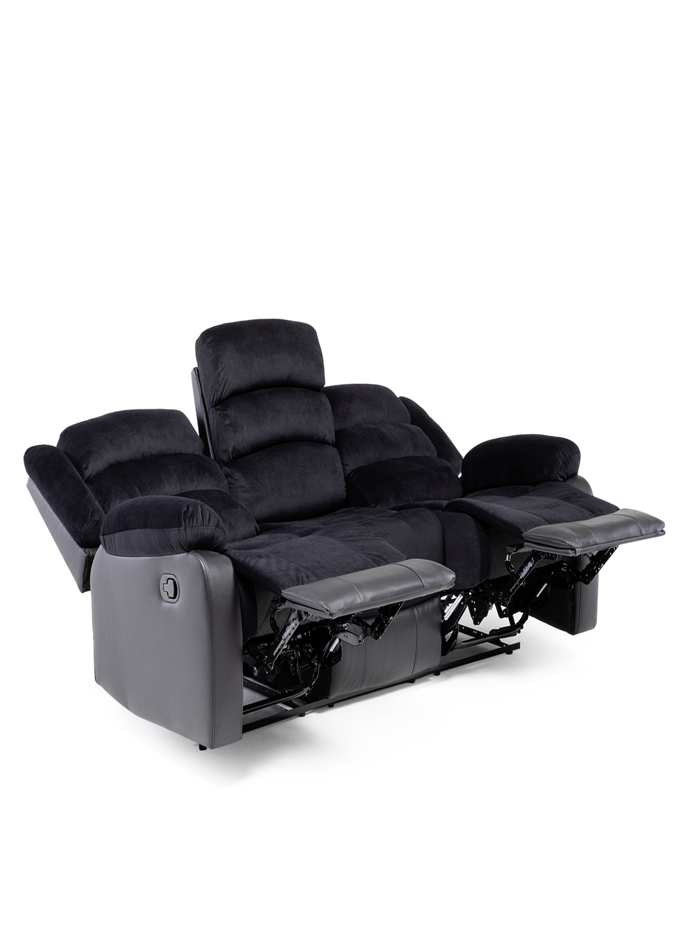 SOFA RECLINABLE CON POSAVASOS BLACK VENOM-6