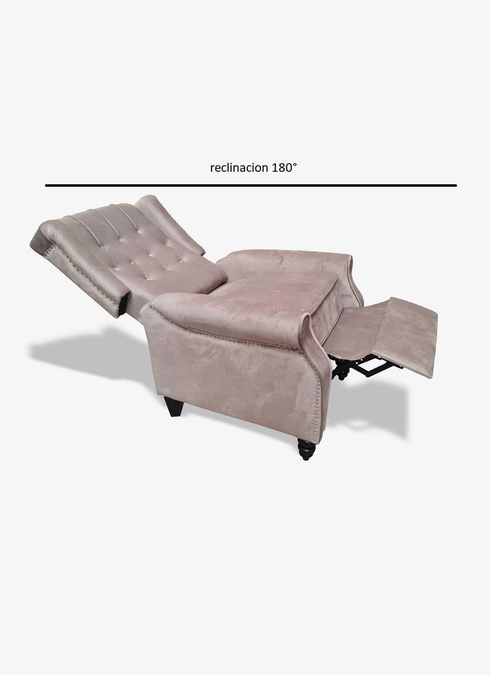 Poltrona reclinable monaco felpa-3