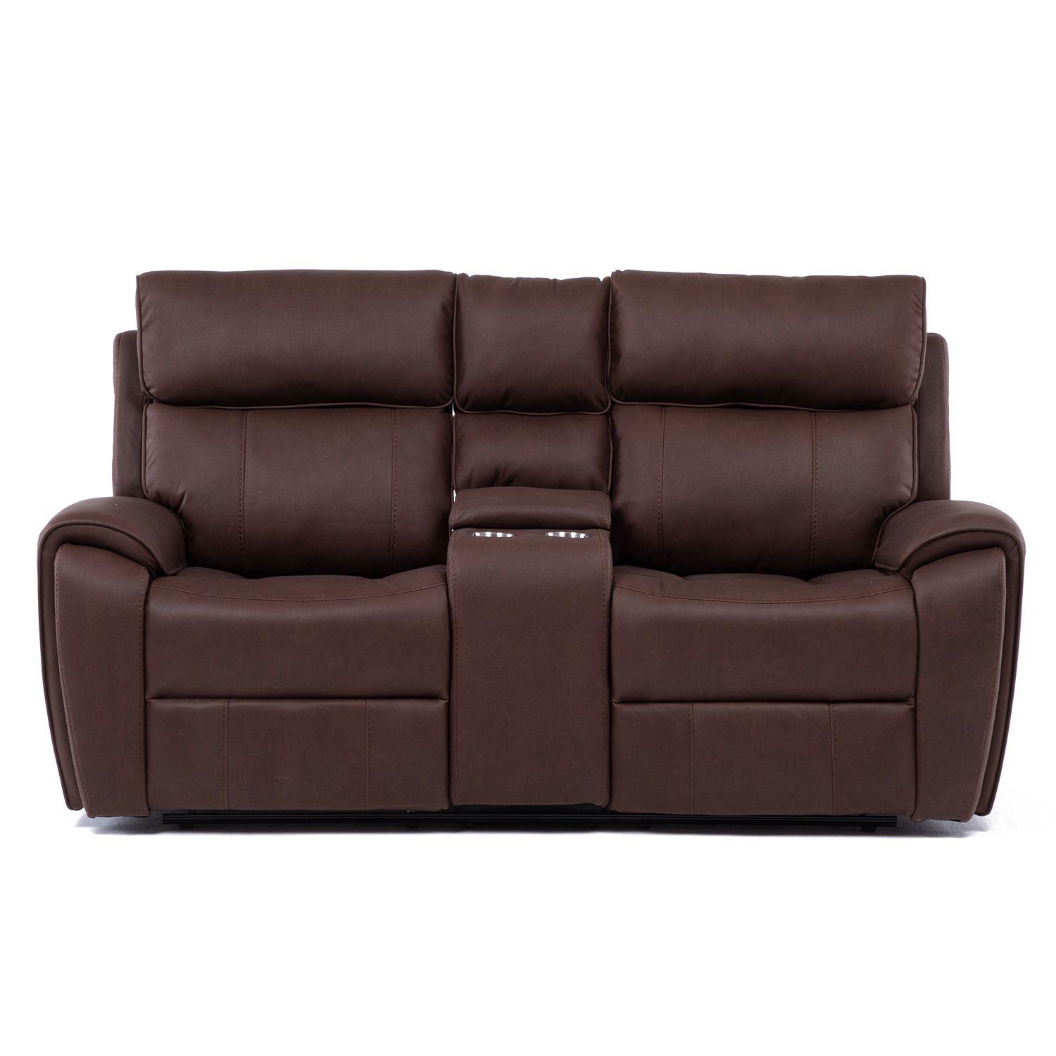 Sofa reclinable 2 cuerpos Premium Moorsh posavasos cajon invisible-2