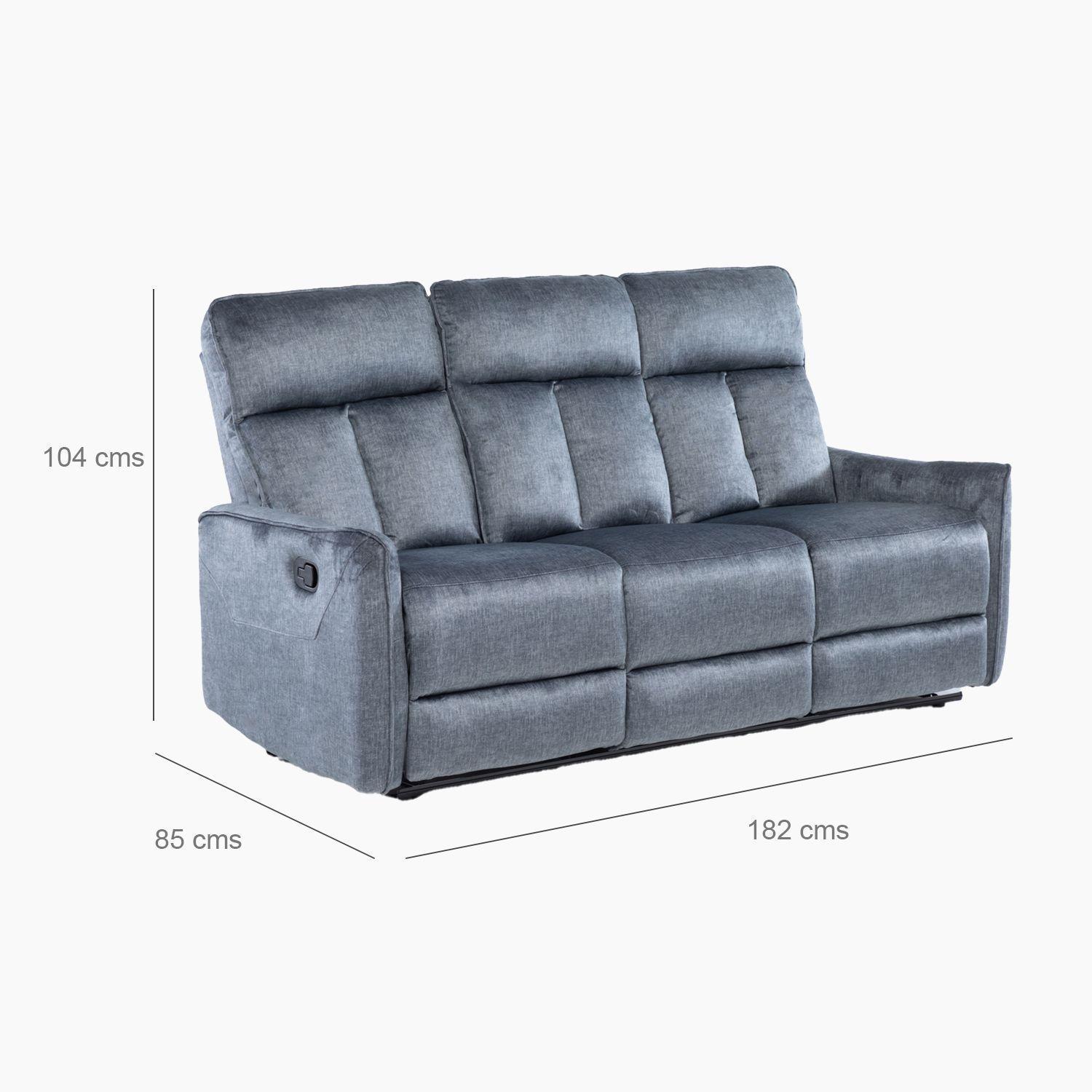 SILLON RECLINABLE VELVET GREY MONACO CON POSAVASOS-1