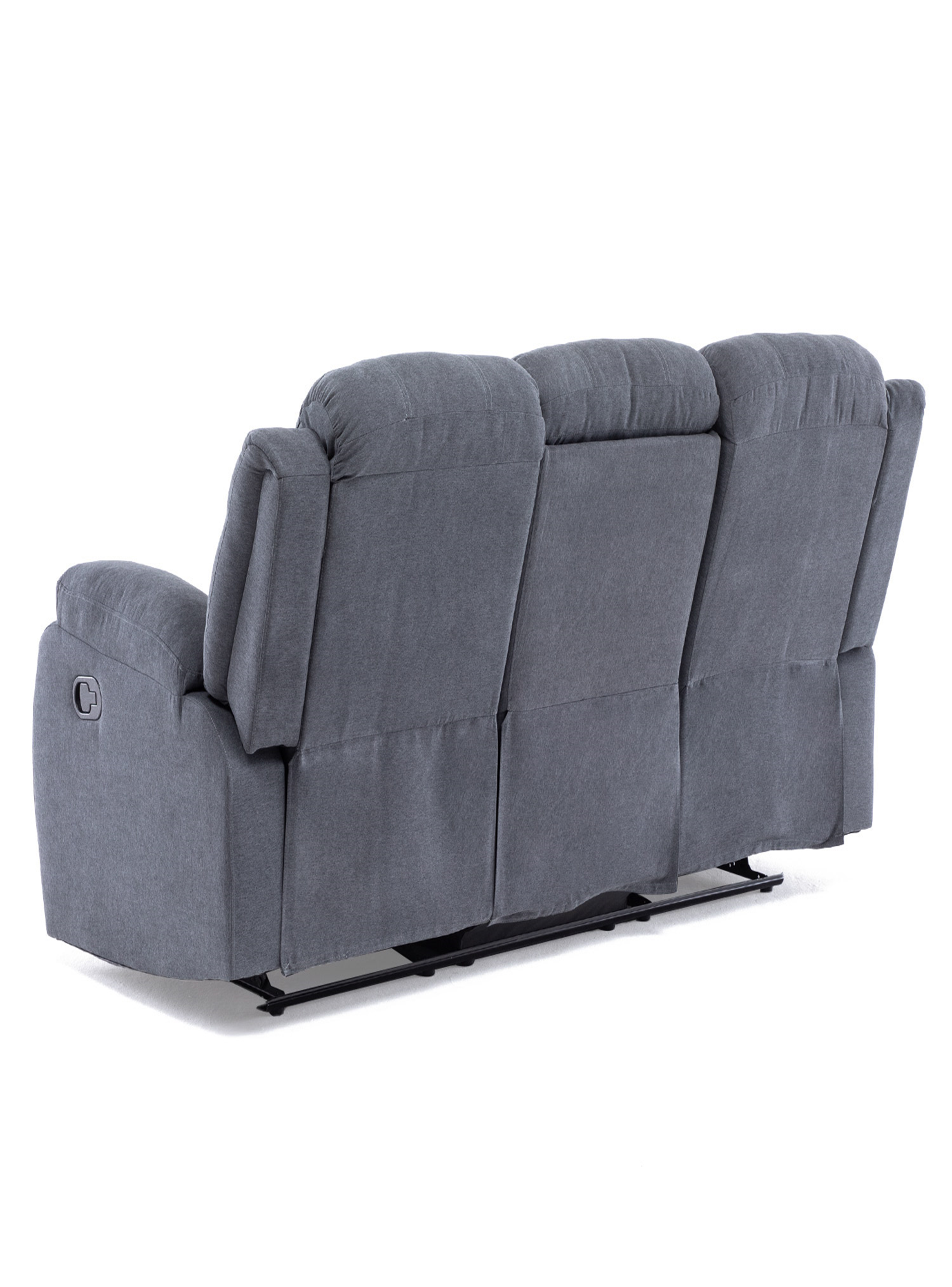 SOFA RECLINABLE SANTI GREY CON POSAVASOS-6