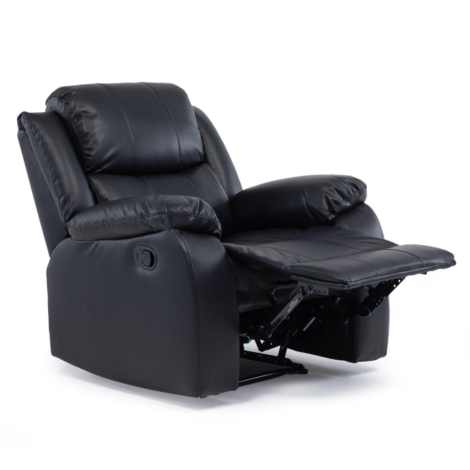 BERGERE RECLINABLE PU ISABEL BLACK-4
