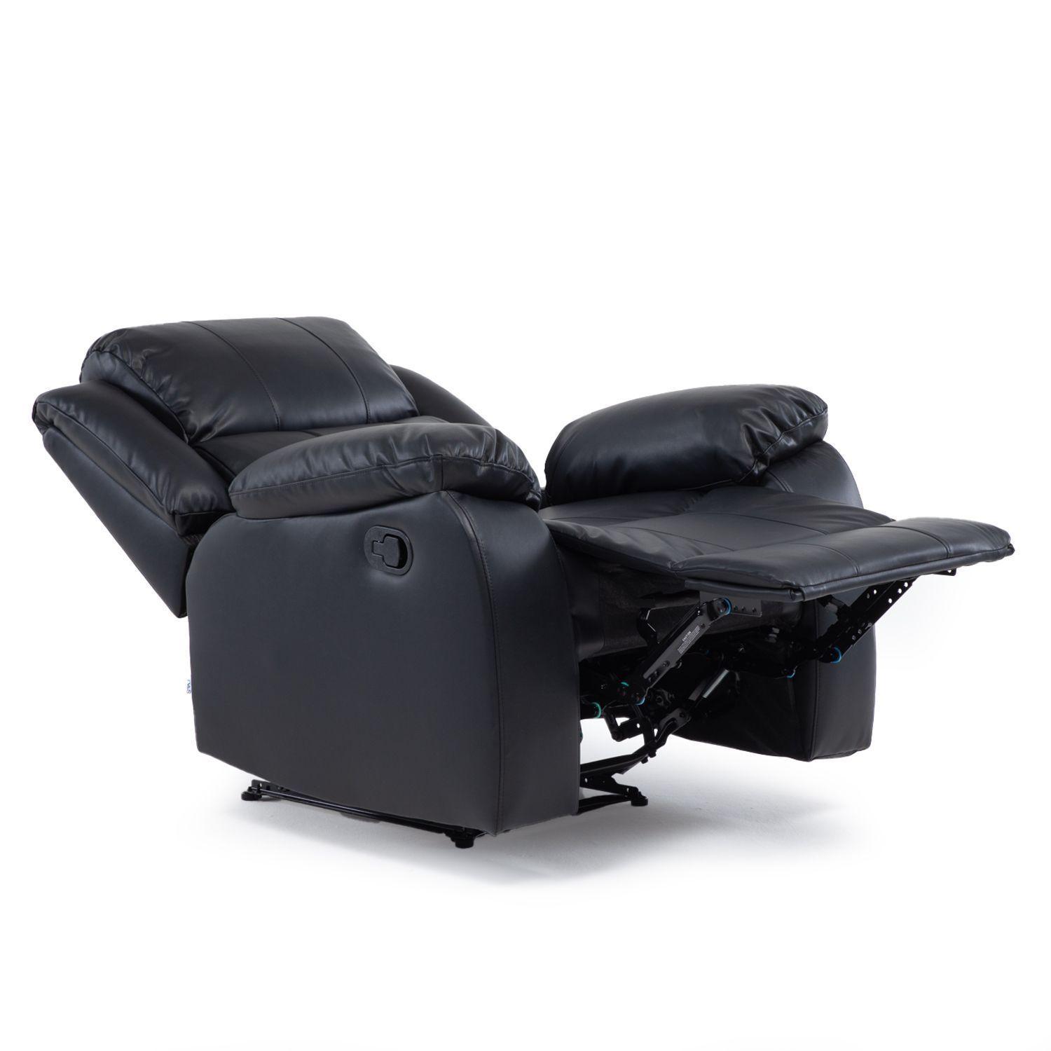 BERGERE RECLINABLE PU ISABEL BLACK-5