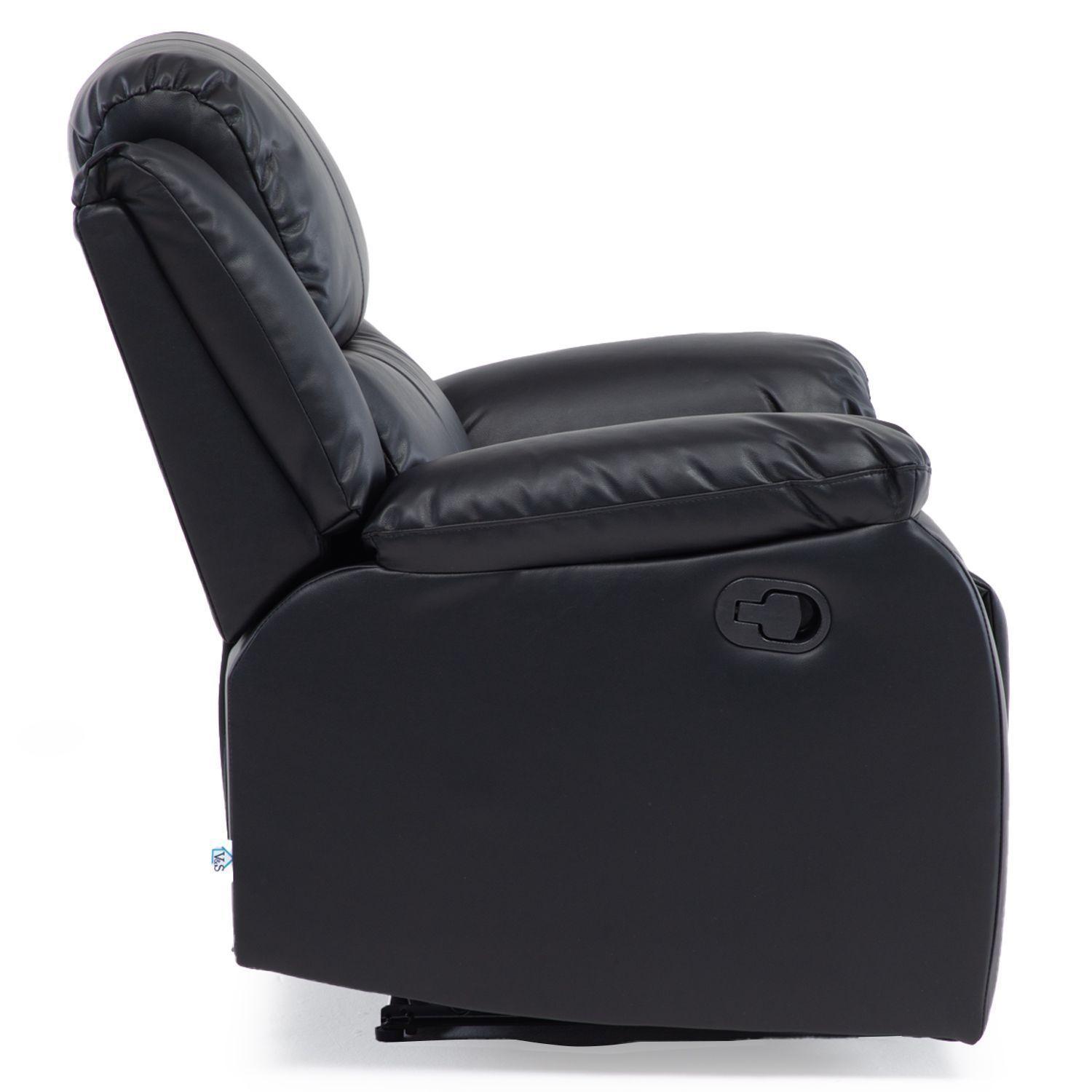 BERGERE RECLINABLE PU ISABEL BLACK-6