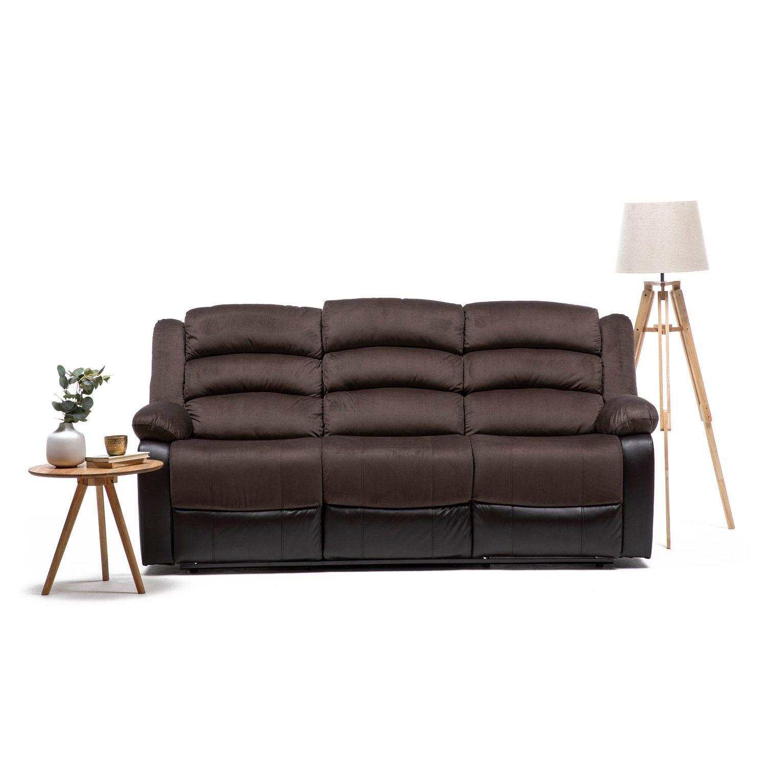 SOFA RECLINABLES 3 CUERPOS  BROWN BITELA -0