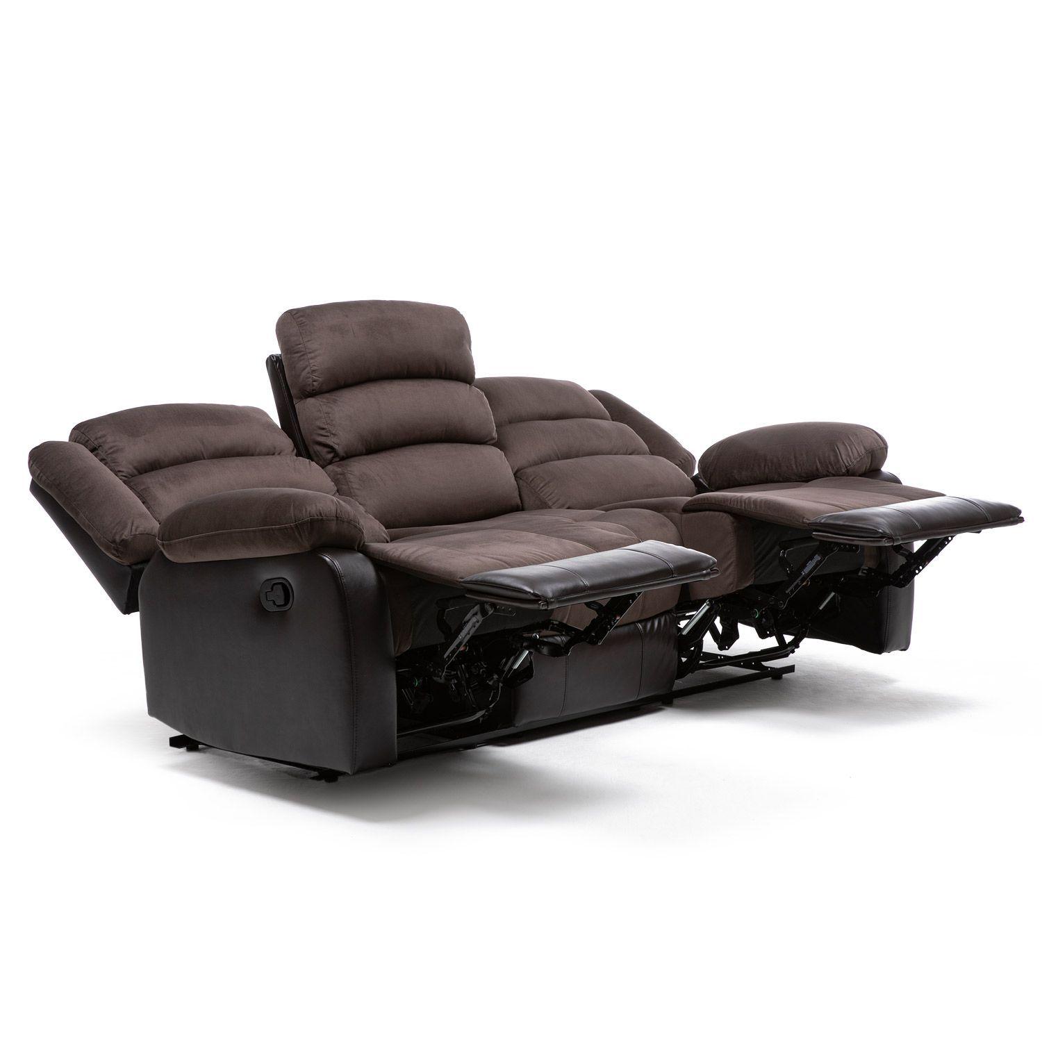 SOFA RECLINABLES 3 CUERPOS  BROWN BITELA -3