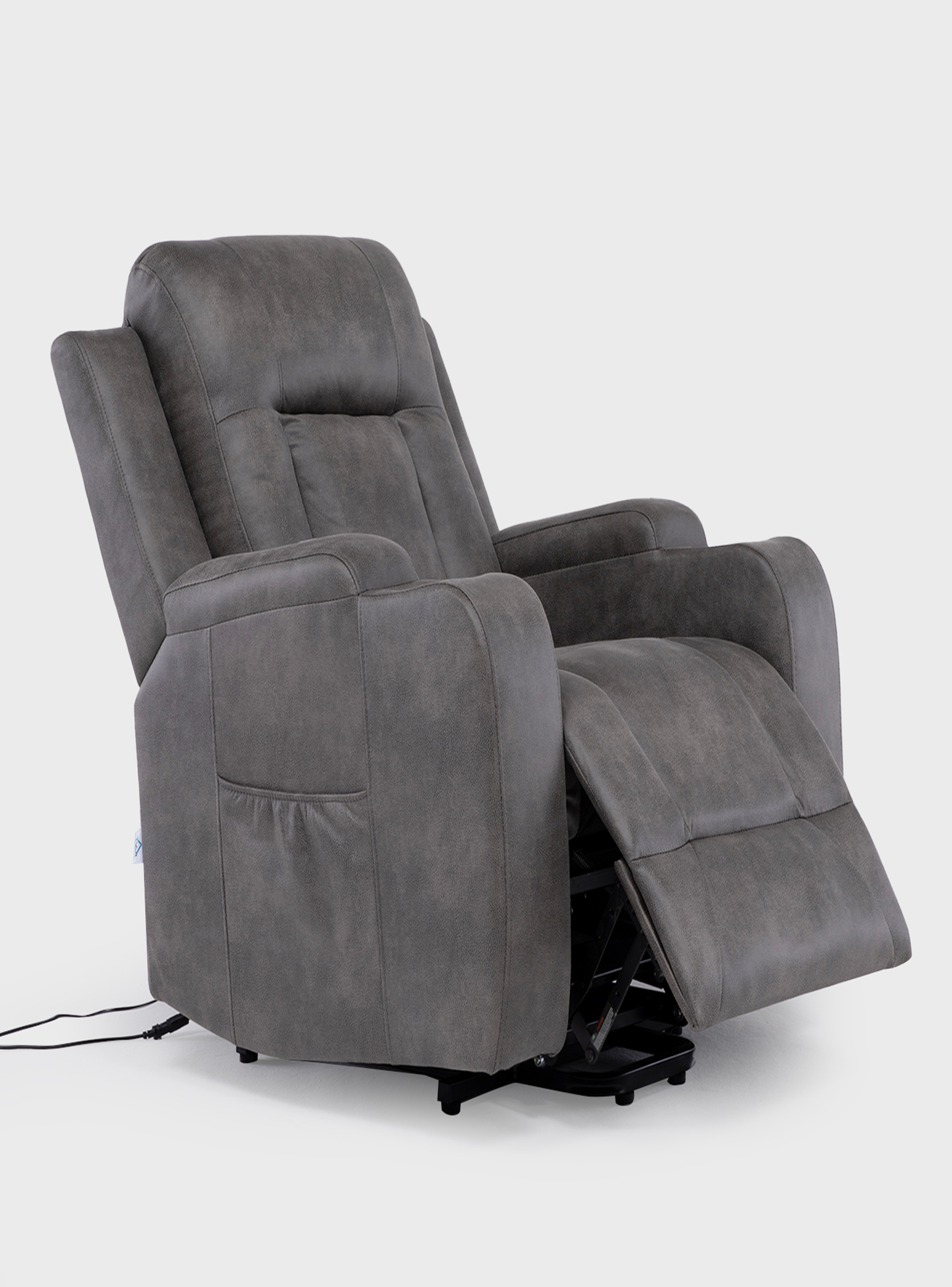 BERGER STAND UP GREY CON VIBROMASAJE 8 PUNTOS + CONTROL REMOTO + CALEFACCION-4