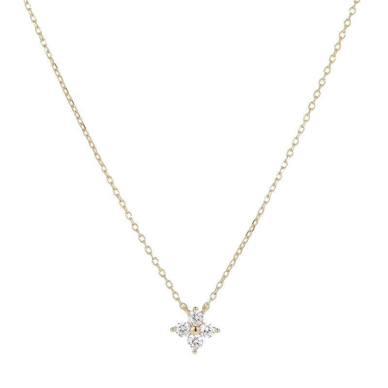 Collar Plata 925 Trébol Bri-0