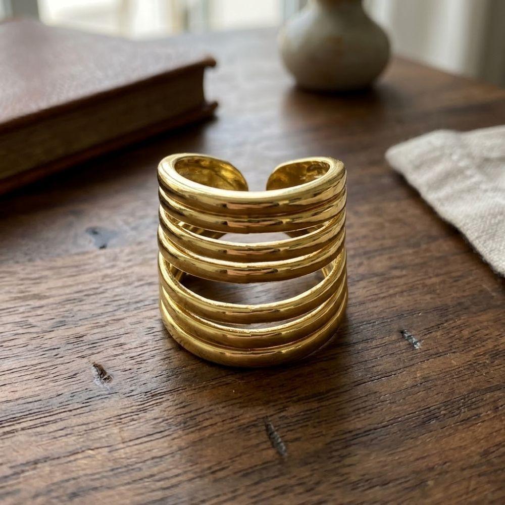 ANILLO ENCHAPADO ORO 7 ARG-2