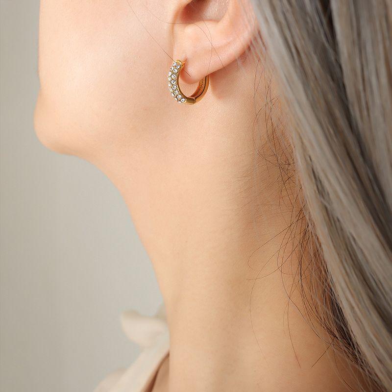 Aros Baño Oro Amarillo 18k Argollas Circones-2