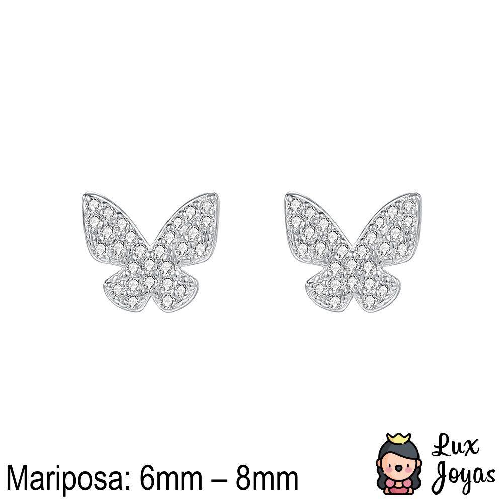 Aros Plata 925 Mariposa Microc-2